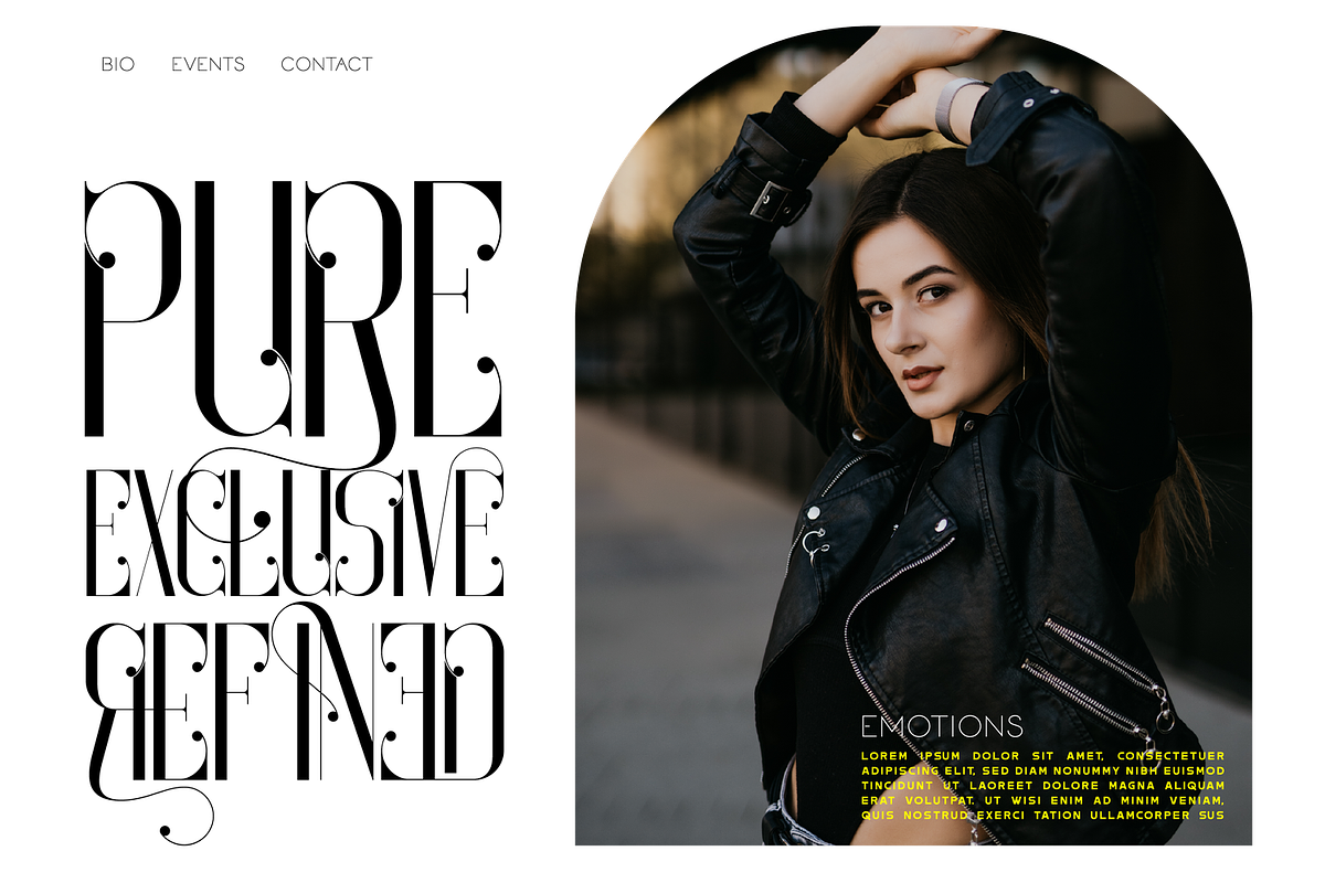 Emotions Condensed Font, a Sans Serif Font by 177Studio