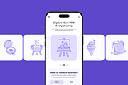 95 Travel and Leisure Icons, a Duotone Icon by Prosymbols (Thumbnail 5 of 10)