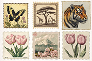 Vintage Postal Stamp Ephemera, a Transportation Illustration by Digital Artistic99 (Thumbnail 3 of 10)
