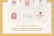 Canva Logo & Brand Board Templates, a Branding & Logo Template by Fallon Gerst (Thumbnail 3 of 10)