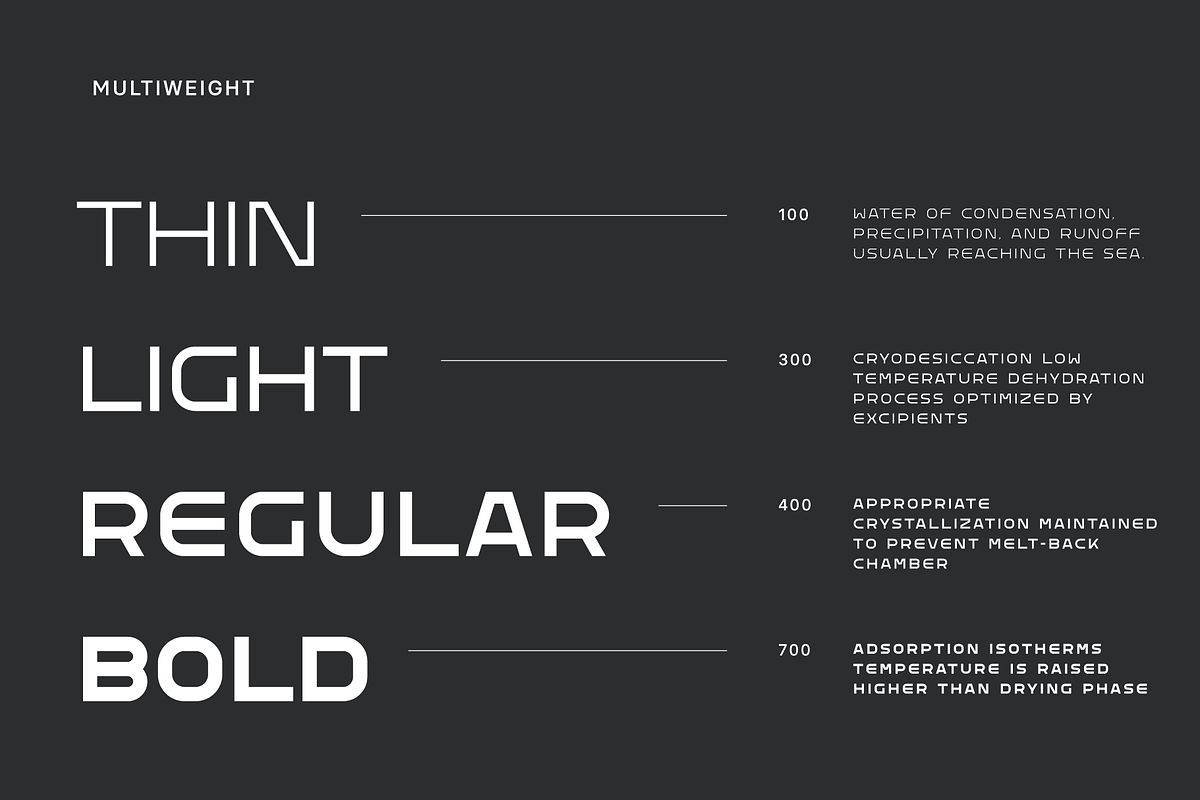 Hegsro Type Font Family, a Sans Serif Font by baqoos (Photo 6 of 9)