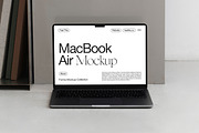 MacBook Air Mockup PSD, a Mac Mockup by Feel This (Thumbnail 1 of 3)