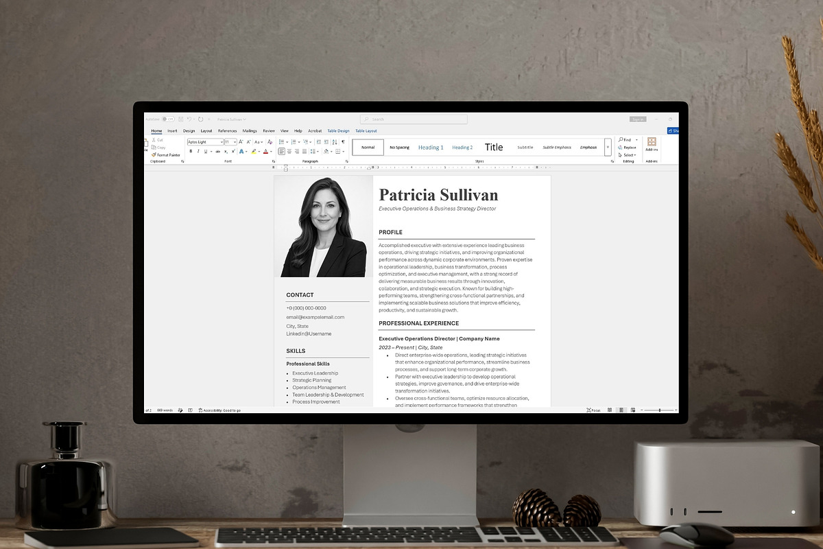 Clean Resume Template, a Resume Template by Anjum Ilyas (Photo 6 of 6)