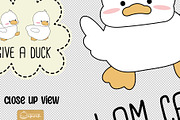 Cute Duck Funny Witty Quotes Meme 2, a Stationery Template by creationsbyapuruh (Thumbnail 6 of 7)