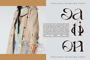 Feelings Painting | Ligature Font, a Serif Font by 177Studio (Thumbnail 3 of 9)