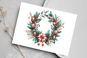 Coquette Christmas Herbs Clipart, an Illustration by Canvas Craft (Thumbnail 8 of 11)