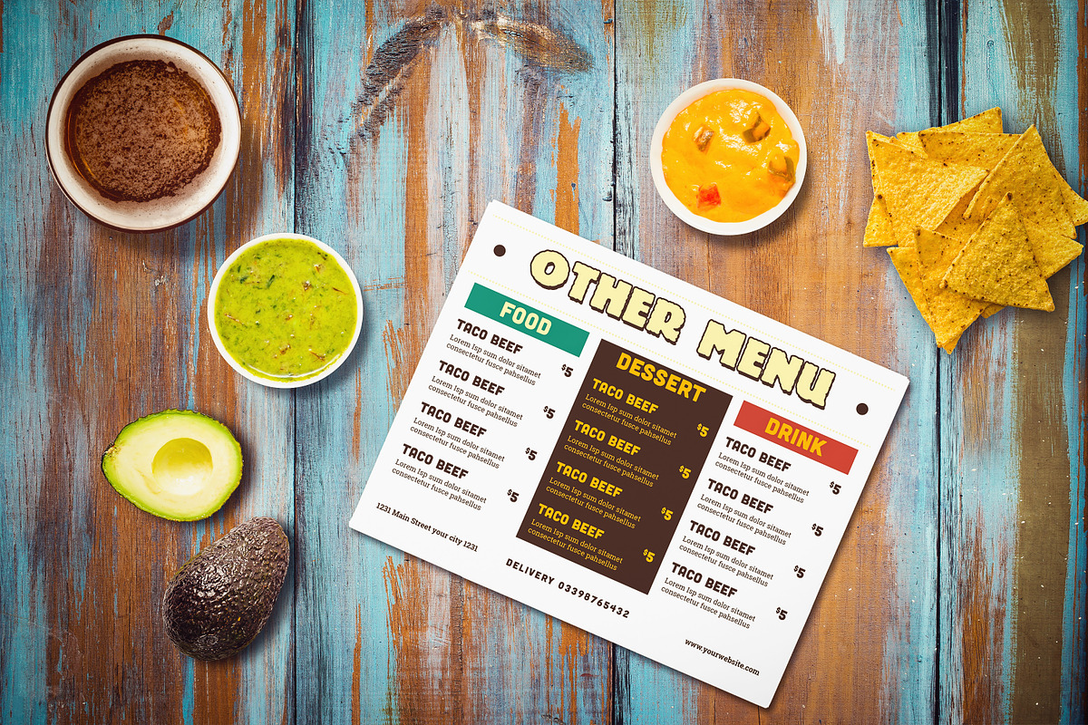 Mexican Food Scene & Mock-up Creator, a Cups & Container Mockup by relineo.mock-ups (Photo 14 of 21)