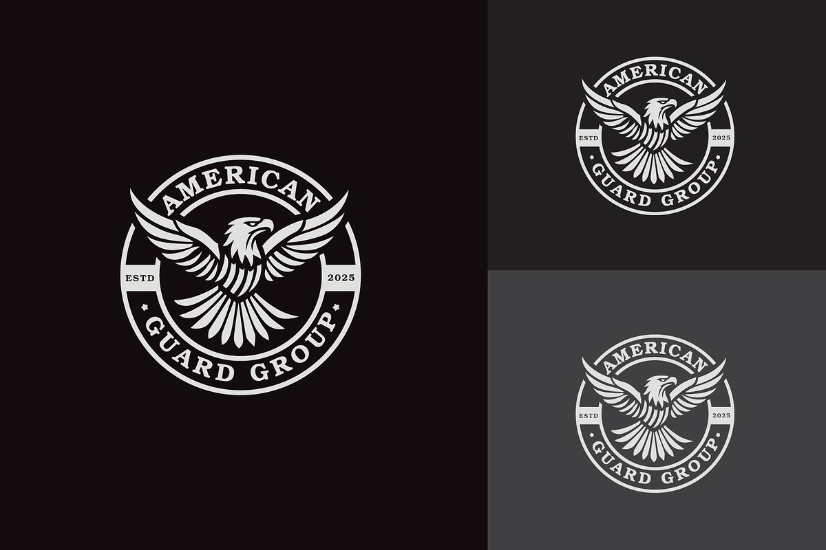 Flying Eagle Hawk Falcon Logo, a Branding & Logo Template by funpixel