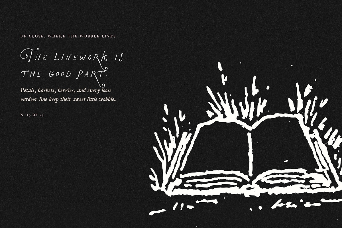 Spring Floral Doodle Line Art Bundle, an Object Illustration by The October Creative (Photo 10 of 13)