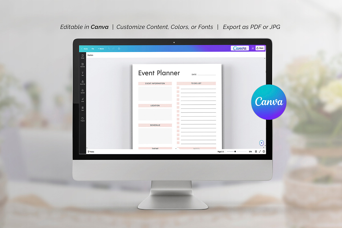 Event Planner, a Stationery Template by DesignDevisers (Photo 8 of 10)