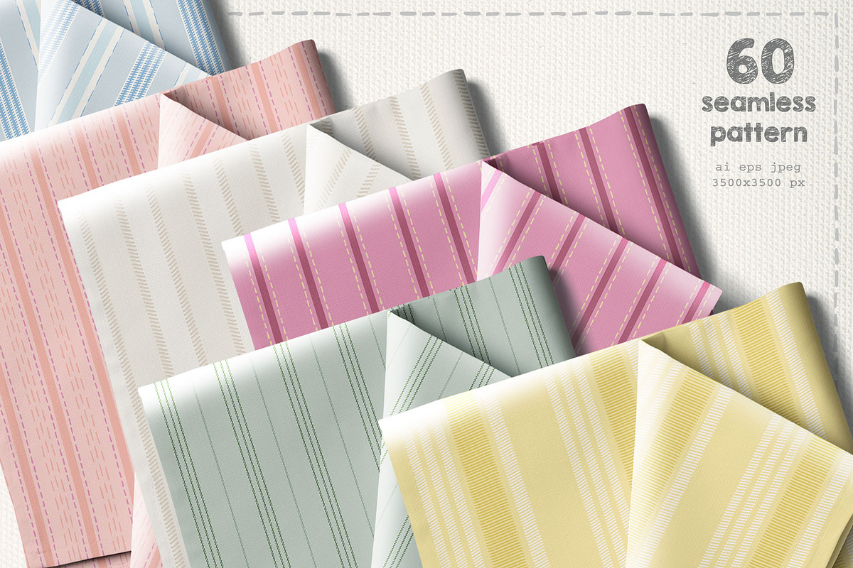 200+ Stitched Stripes Toolkit, an Object Graphic by Mio Buono (Photo 3 of 13)
