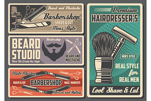 Barbershop Design, Hairdresser Salon