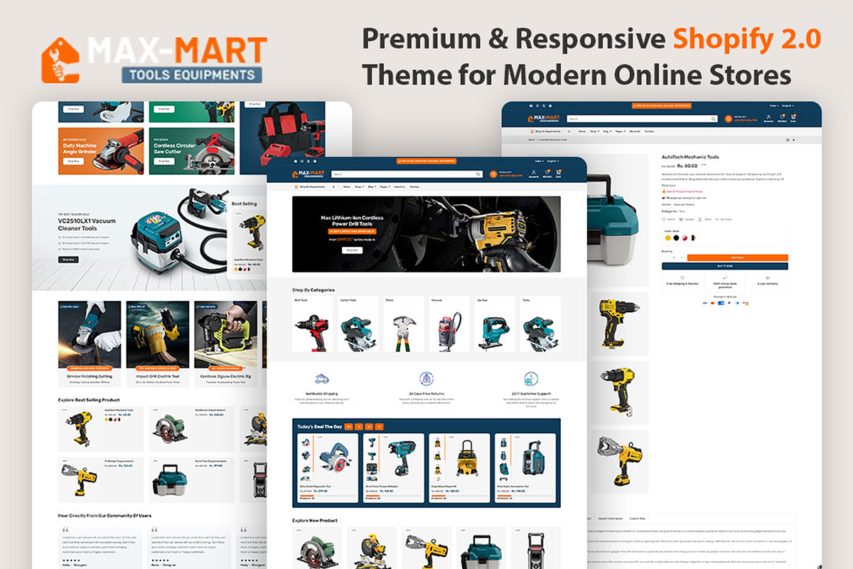 Hardware Tools | Shopify Theme