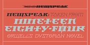 Newspeak, a Font by Barnbrook Fonts (Thumbnail 2 of 6)