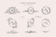 Floral monograms, a Branding & Logo Template by MARIA KOLYADINA (Thumbnail 2 of 3)