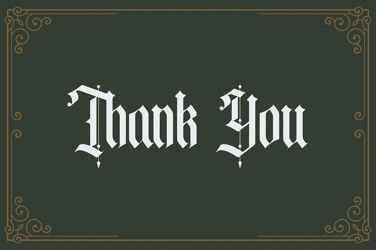 Steffany Wolfeng - Blackletter Font, a Blackletter Font by StringLabs (Photo 10 of 10)
