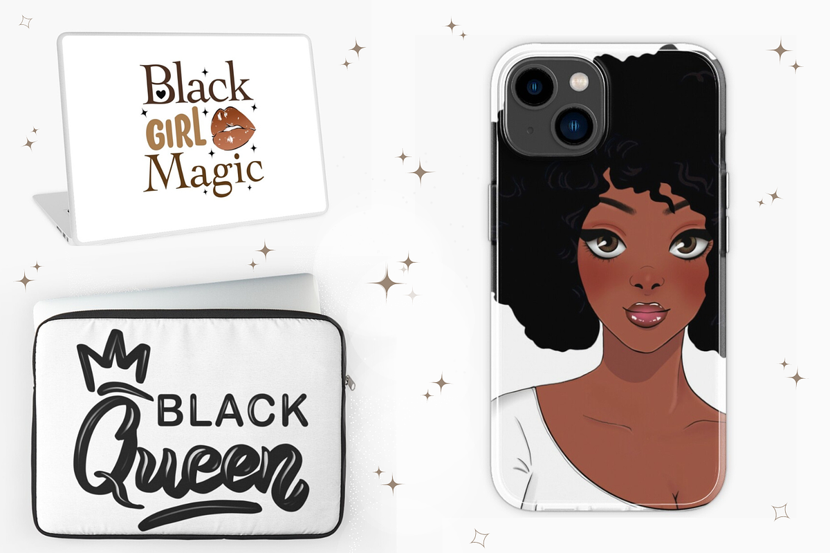 Black Women Portrait and Quotes, a Person Illustration by MarisoArt (Photo 5 of 5)