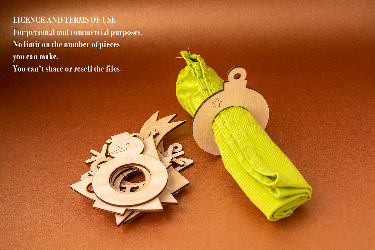 XmasNapkinHolder File 4 LaserCutter, an Object Graphic by MaramadeLaser (Photo 5 of 5)