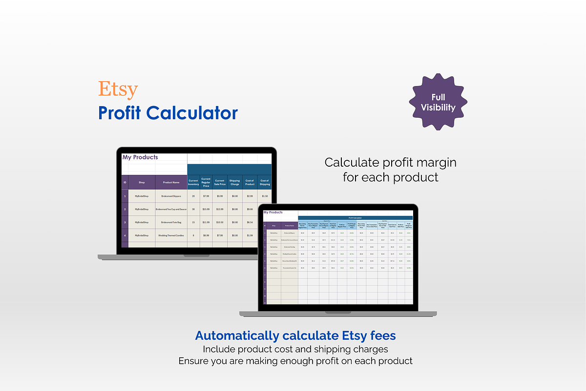Etsy Seller Toolkit - Excel preview 3