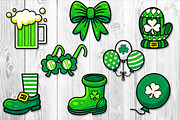 St.Patrick Clipart Set Color Version, an Illustration by V Design Creator (Thumbnail 8 of 8)