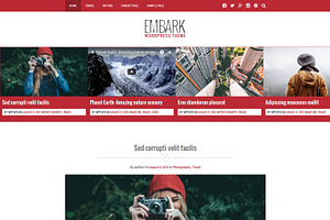 Embark - Responsive Blog WP Theme