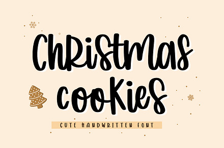 Christmas Cookies, a Font by Mozatype