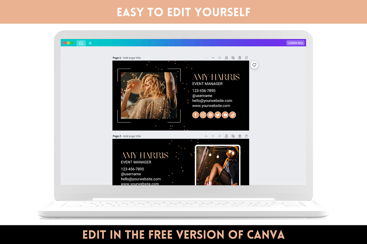 Canva Email Signature Bundle, an Email Template by SunshineStudioBoutique (Photo 8 of 9)