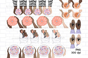 Spooky Clipart, an Illustration by GlamArtZhanna (Thumbnail 3 of 4)
