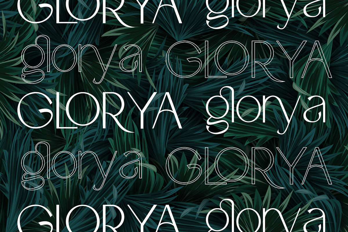 Glorya Modern Stylish, a Sans Serif Font by Say Studio (Photo 9 of 25)