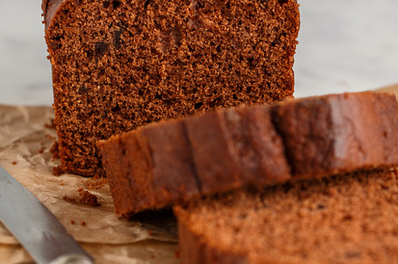 banana chocolate loaf. Pound cake