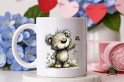 Whimsical Spring Teddy Bear Clipart, an Illustration by Craft Nest (Thumbnail 9 of 12)