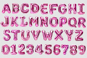 Pink Balloon Alphabet PNG Clipart, an Object Graphic by NataKa (Thumbnail 3 of 7)