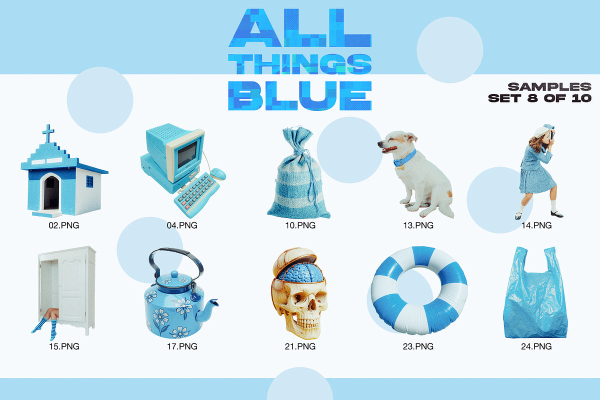 ALL THINGS BLUE: 250 PNG Elements, an Object Graphic by Megan Aili Designs (Photo 10 of 16)