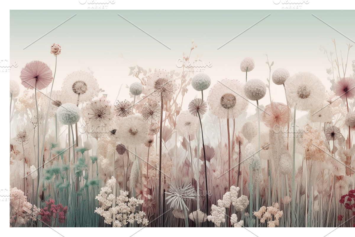 Zewe Collection · Zen Flowerscape, a Texture Illustration by milatovar (Photo 7 of 20)