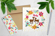 Cute forest set, a Pattern Graphic by martynmarin (Thumbnail 2 of 5)