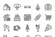 50 Boxing Day Line Icons, an Icon by IconBunny (Thumbnail 2 of 2)