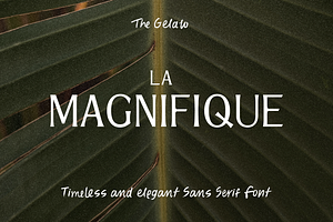 LA MAGNIFIQUE Timeless Elegant San