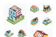 House Isometric Icons, a Duotone Icon by Vectors Market (Thumbnail 6 of 12)