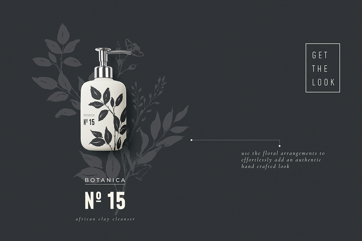 Ink botanicals, logos & patterns, a Texture Illustration by Lisa Glanz (Photo 27 of 32)