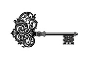 Ornamental Vintage Key SVG Bundle, an Illustration by Gaye Art (Thumbnail 30 of 31)