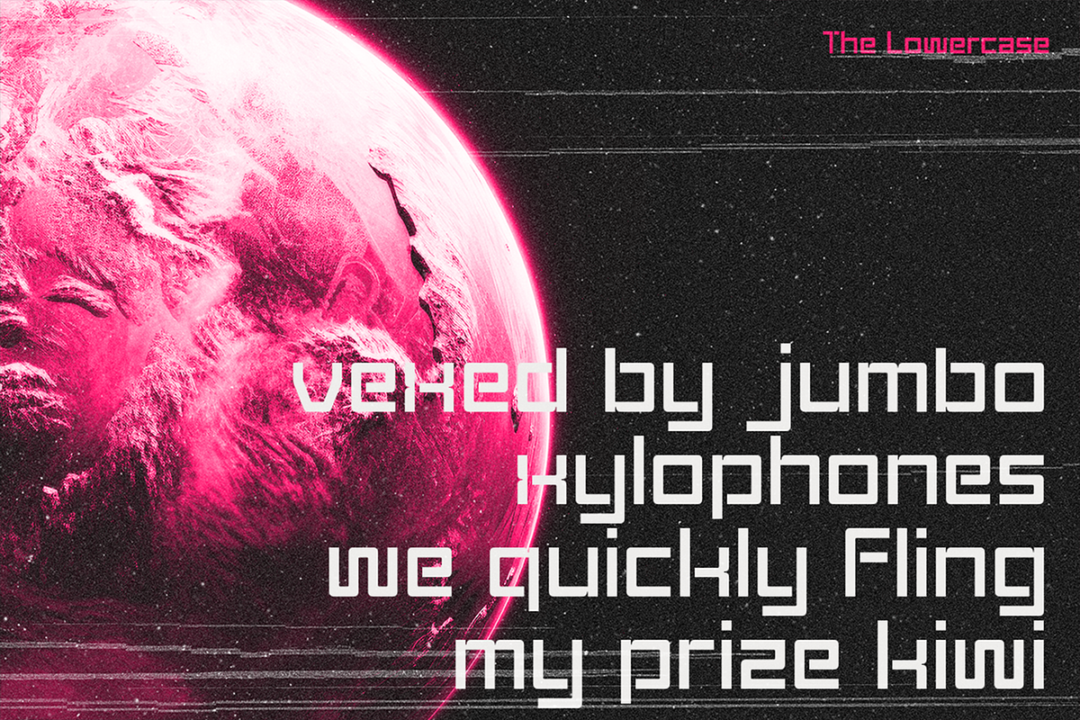 Nutgrade - Futuristic Techno Fonts, a Sans Serif Font by Konstantine Studio (Photo 3 of 4)