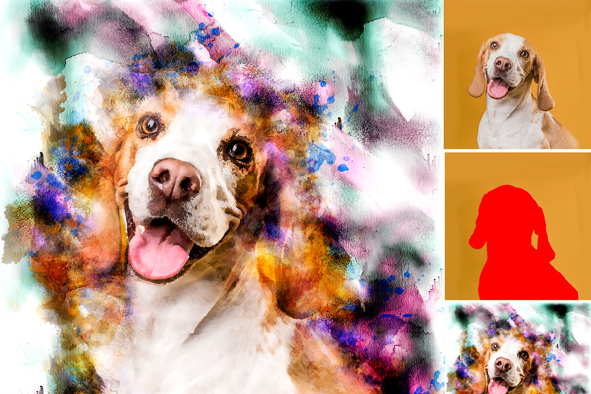 Watercolor Pro Photoshop Action, an Action Add-On by MRI STUDIO (Photo 12 of 14)