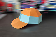 Baseball Cap - 3d papercraf, a Print Template by PAPER amaze (Thumbnail 1 of 6)