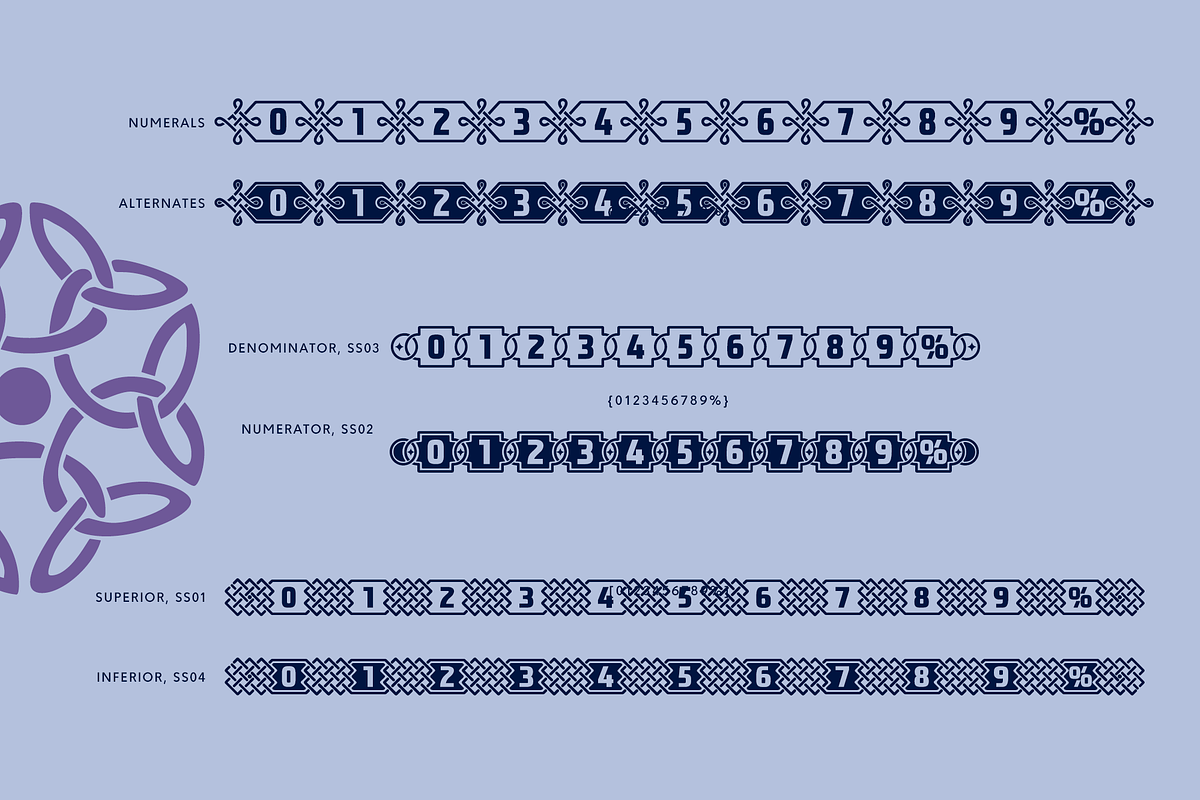 TIES | Display Tribal Banner Font, a Sans Serif Font by deFharo (Photo 4 of 7)