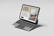 Realistic Tablet Mockup, an iPad Mockup by GraphicWindow (Thumbnail 6 of 6)