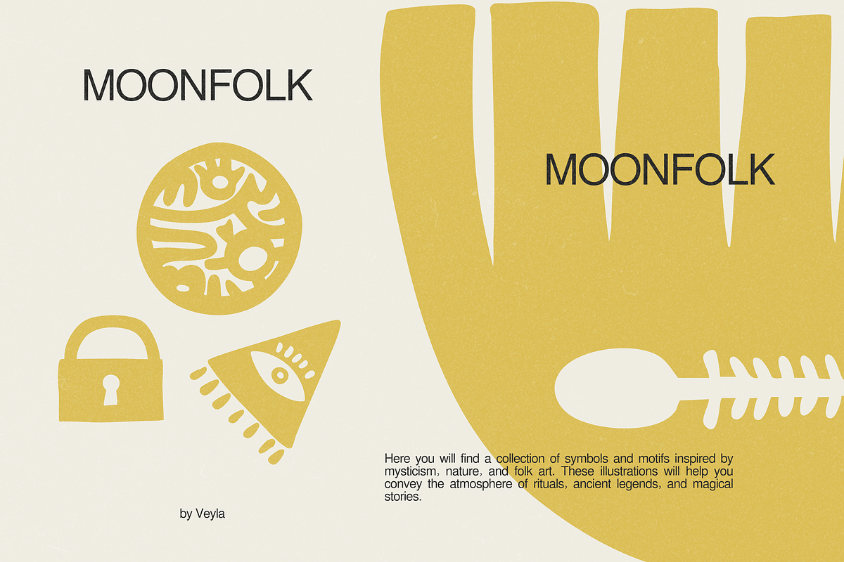 Moonfolk: 80 Hand-Drawn Illustration, a Decorative Illustration by Veyla (Photo 2 of 10)