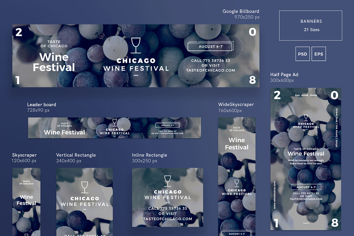 Mega Bundle | Wine Festival, a Poster Template by Amber Graphics (Photo 11 of 13)