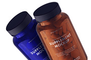 Supplement Bottle Mockup, a Product Mockup by HexenDesigns (Thumbnail 1 of 12)