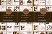 Ecru White Social Media Branding Kit, a Social Media Template by The Flossy Finch (Thumbnail 5 of 18)