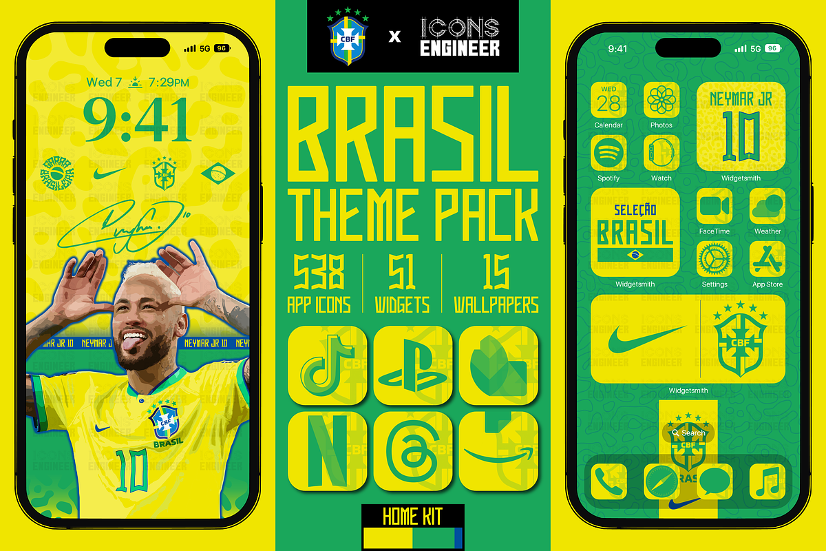 Brazil Theme Pack | Home Kit, an Icon by IconsEngineer (Photo 1 of 11)